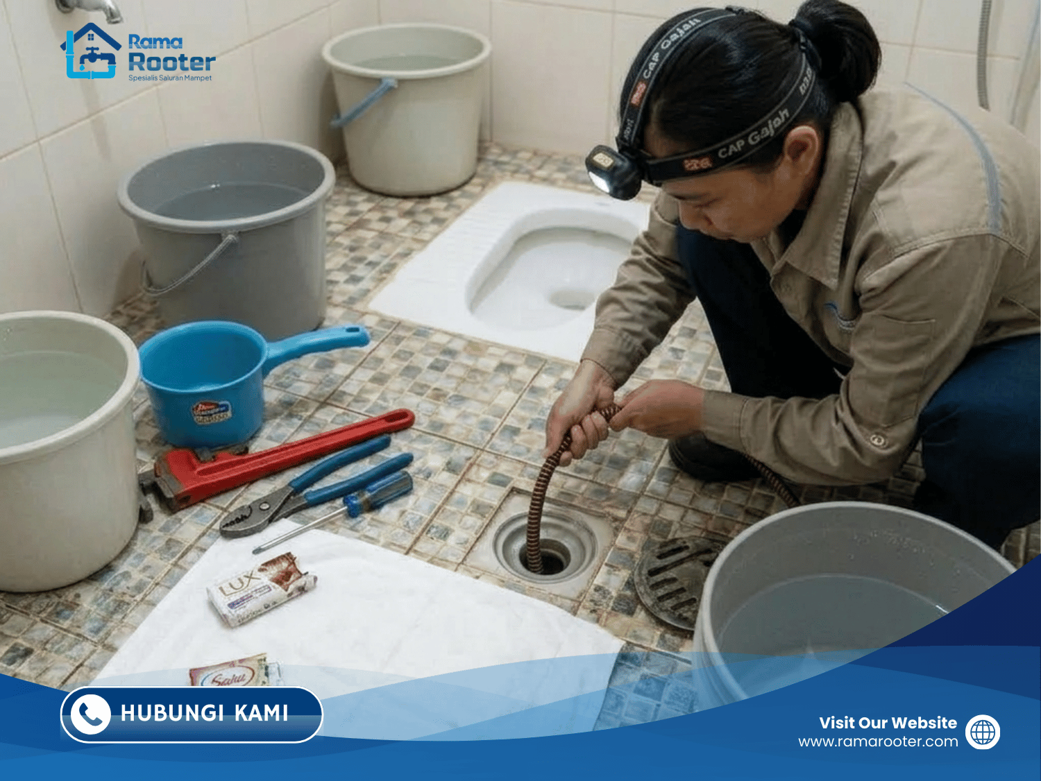 Pelancaran Kamar Mandi Mampet